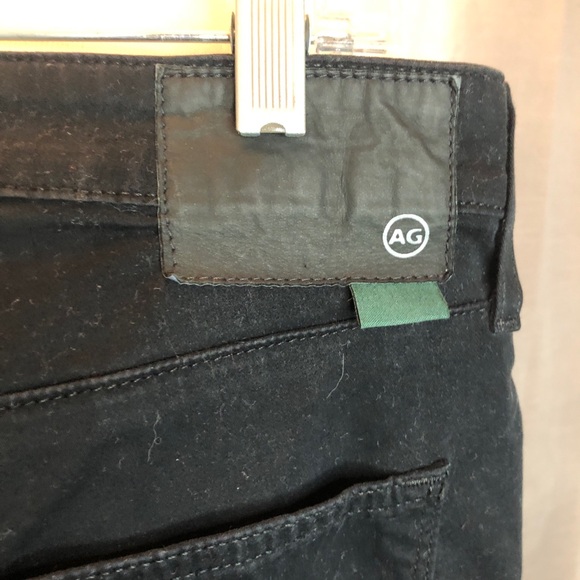 AG Adrienne Goldschmied green jeans. Black jean 32R . Callout - Picture 4 of 13